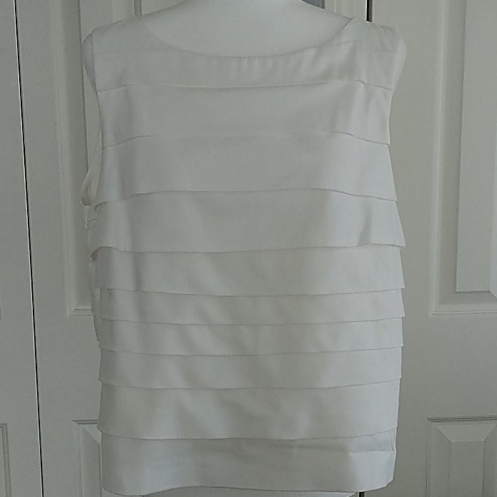 Jones New York, fully lined sleeveless Top XL - Picture 2 of 10